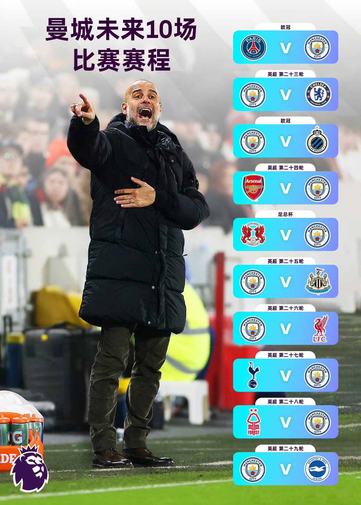 关于德国杯清晨再迎强敌，曼城更衣室发声，主帅态度——赛场秩序良好，身体对抗强度拉满的信息